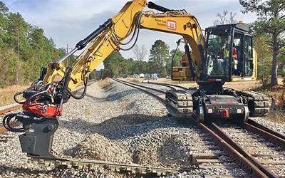 BTE-M313 Hi-Rail Excavator & Attachments
