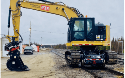 BTE-M325 Hi-Rail Excavator & Attachments